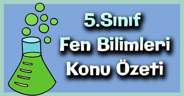 5.Sınıf Fen Bilimleri Biyoçeşitlilik Konu özeti