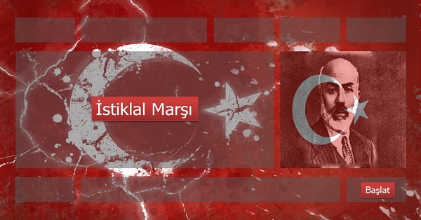 12 Mart İstiklal Marşı Sesli Slaytı