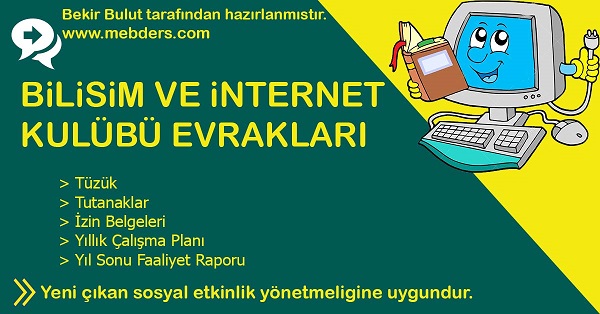 Bilişim ve İnternet Kulübü Evrakları