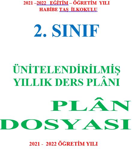 2. Sınıf Yıllık Plan Dosyası