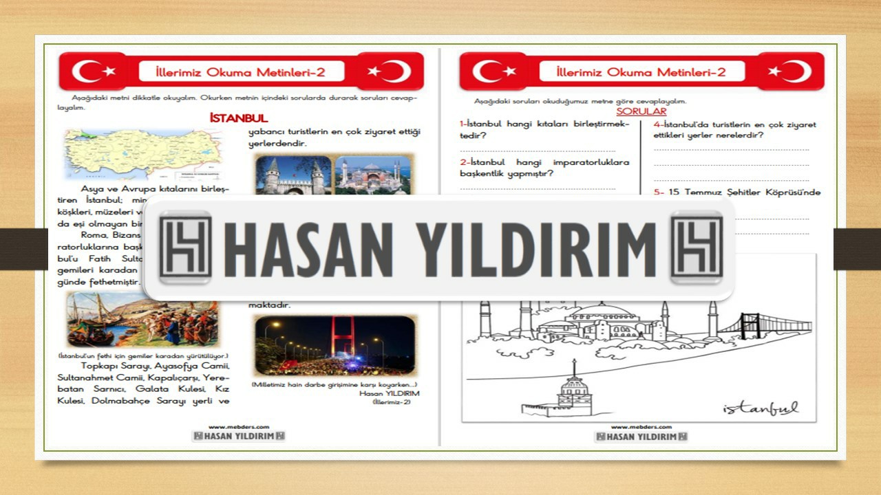 İstanbul Okuma Metni (İllerimiz-2)