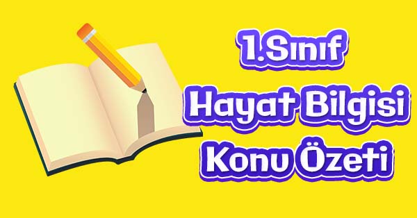 1.Sınıf Hayat Bilgisi Öğünlere Uygun Beslenme Konu özeti