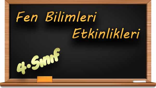 4.Sınıf Fen Bilimleri Yer Kabuğu ve Dünya'mızın Hareketleri Ünite Değerlendirme Etkinliği 1