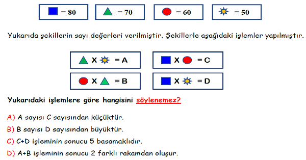 4.Sınıf Matematik Çarpma İşlemi Yeni Nesil Sorular-2