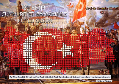 95.Yıl Cumhuriyet Panosu 50x70cm Poster 3