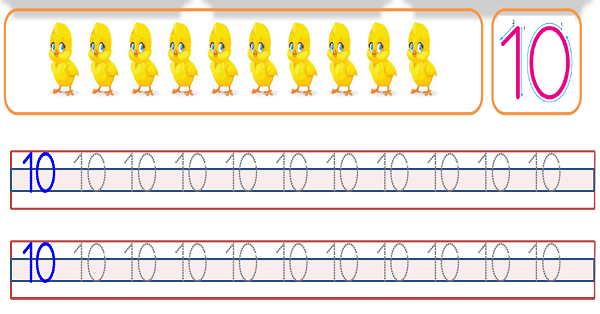 1.Sınıf Matematik Rakamlar 10-15 Rakamlarının Yazımı