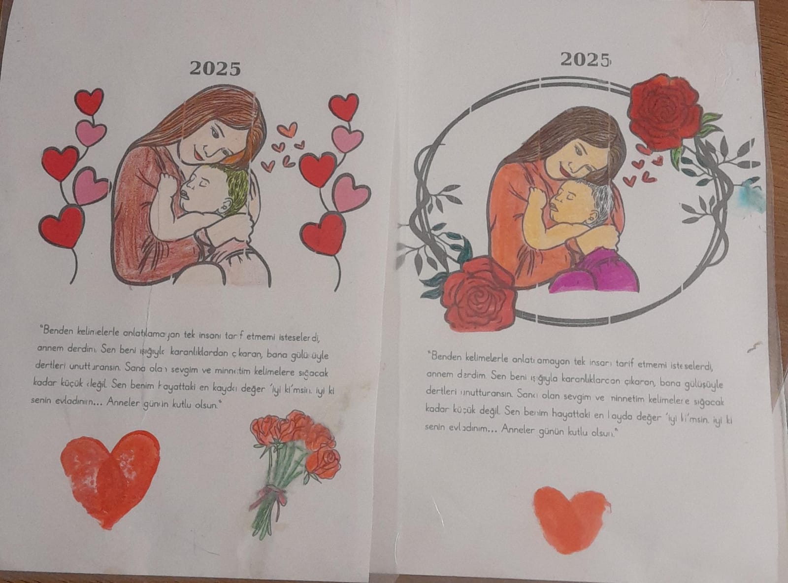 Anneler Günü Parmak İzinden Kalp Etkinliğı