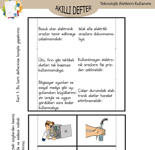 Teknolojik Aletlerin Kullanımı Akıllı Defter şablonu