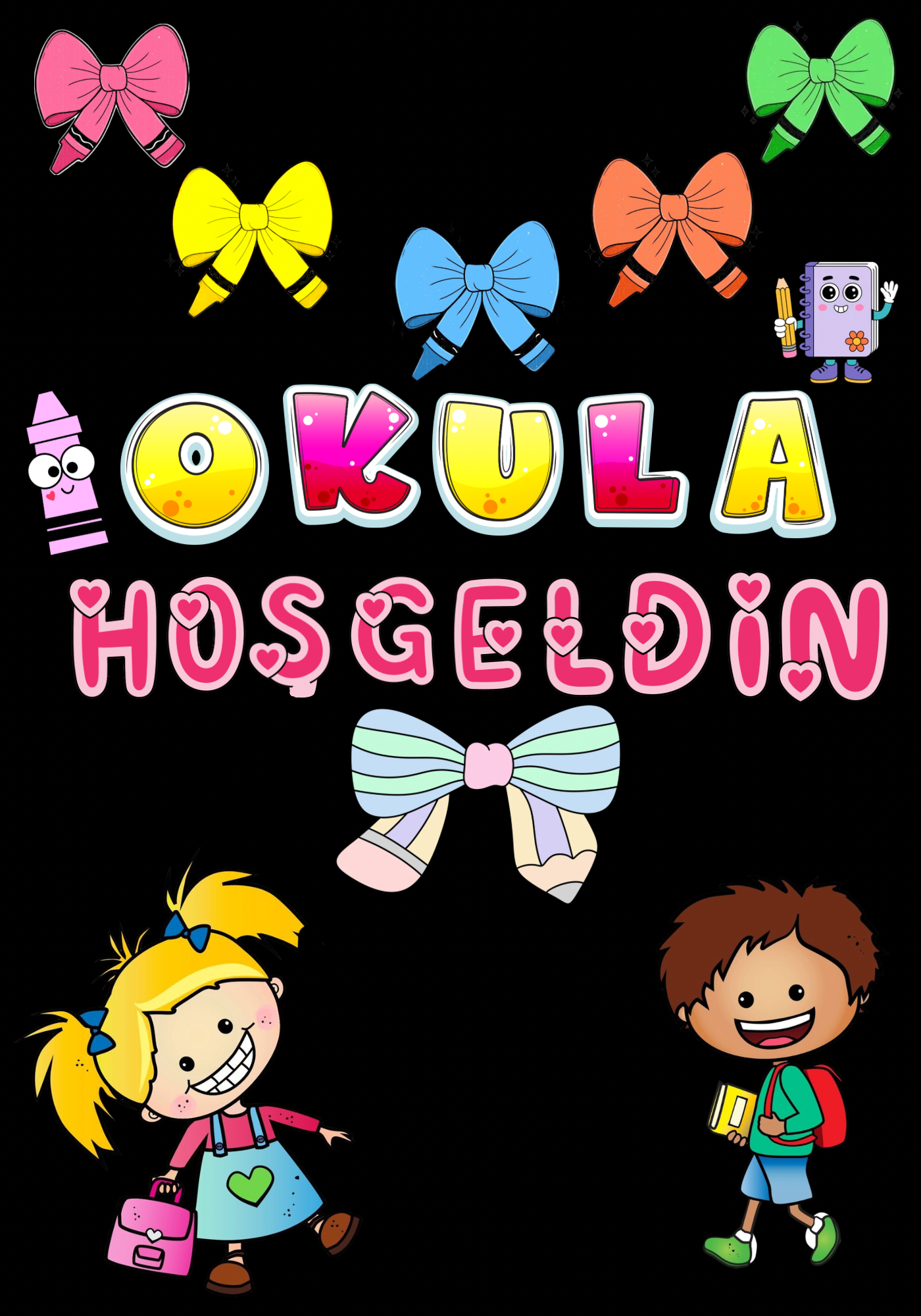 Okula ve Sınıfa Hoşgeldin Panosu