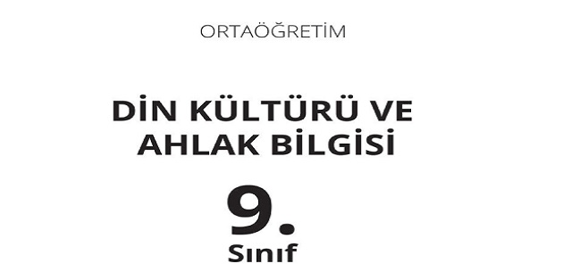 2023-2024 Eğitim Öğretim Yılı 9.Sınıf Din Kültürü ve Ahlak Bilgisi Ders Kitabı-MebYayınları