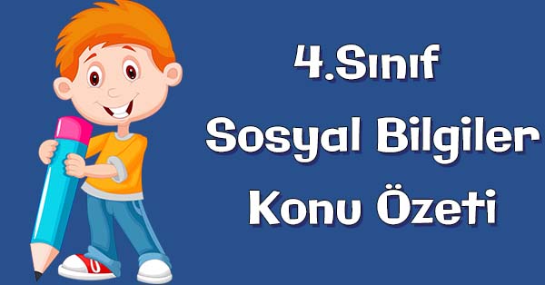 4.Sınıf Sosyal Bilgiler Komşularımız Konu özeti