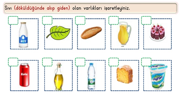 2.Sınıf Matematik Sıvıları Ölçme Etkinliği-1