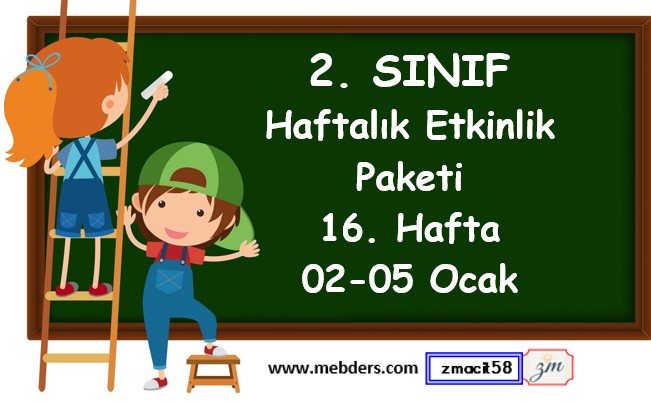 2. Sınıf 16. Hafta Etkinlik Paketi (02-05 Ocak)