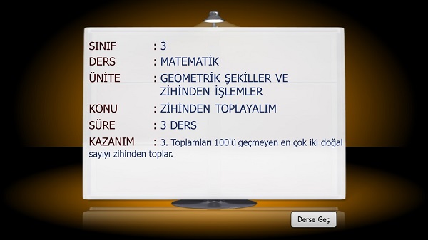 3.Sınıf Matematik Zihinden Toplayalım Sunusu