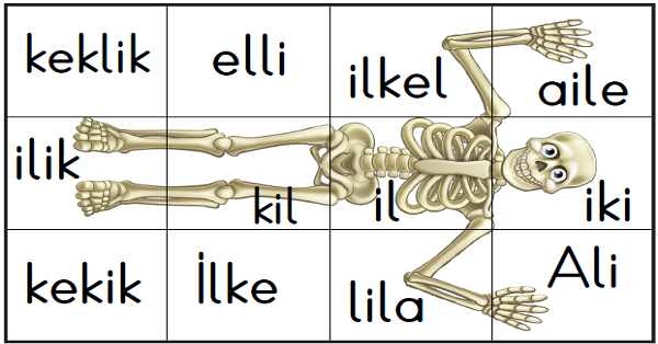 1.Sınıf İlk Okuma Yazma (İ-i Sesi) Puzzle Çalışmaları-2 Sayfa