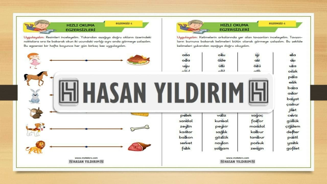 Hızlı Okuma Egzersizleri (Egzersiz-1)