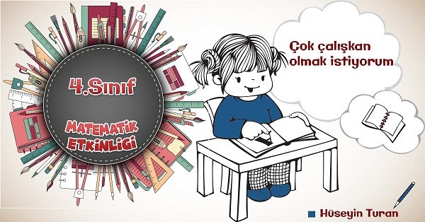 4.Sınıf Matematik Doğal Sayıların Bölüklerini, Basamaklarını ve Basamak Değerlerini Belirleme Etkinliği 4