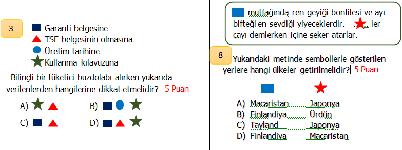 4.Sınıf Sosyal bilgiler 2. Dönem 2.Yazılı Seviye 2