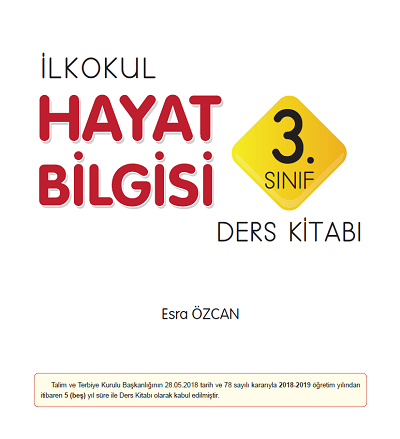 2018-2019 Yılı 3.Sınıf Hayat Bilgisi Evrensel İletişim Yayınevi Ders Kitabı pdf