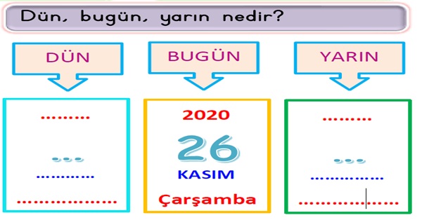 2.Sınıf Matematik Zamanı Ölçme (Gün- Ay) Etkinliği-9