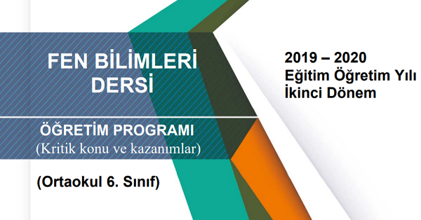 6.Sınıf Fen Bilimleri Telafi Programı, Konu ve Kazanımları