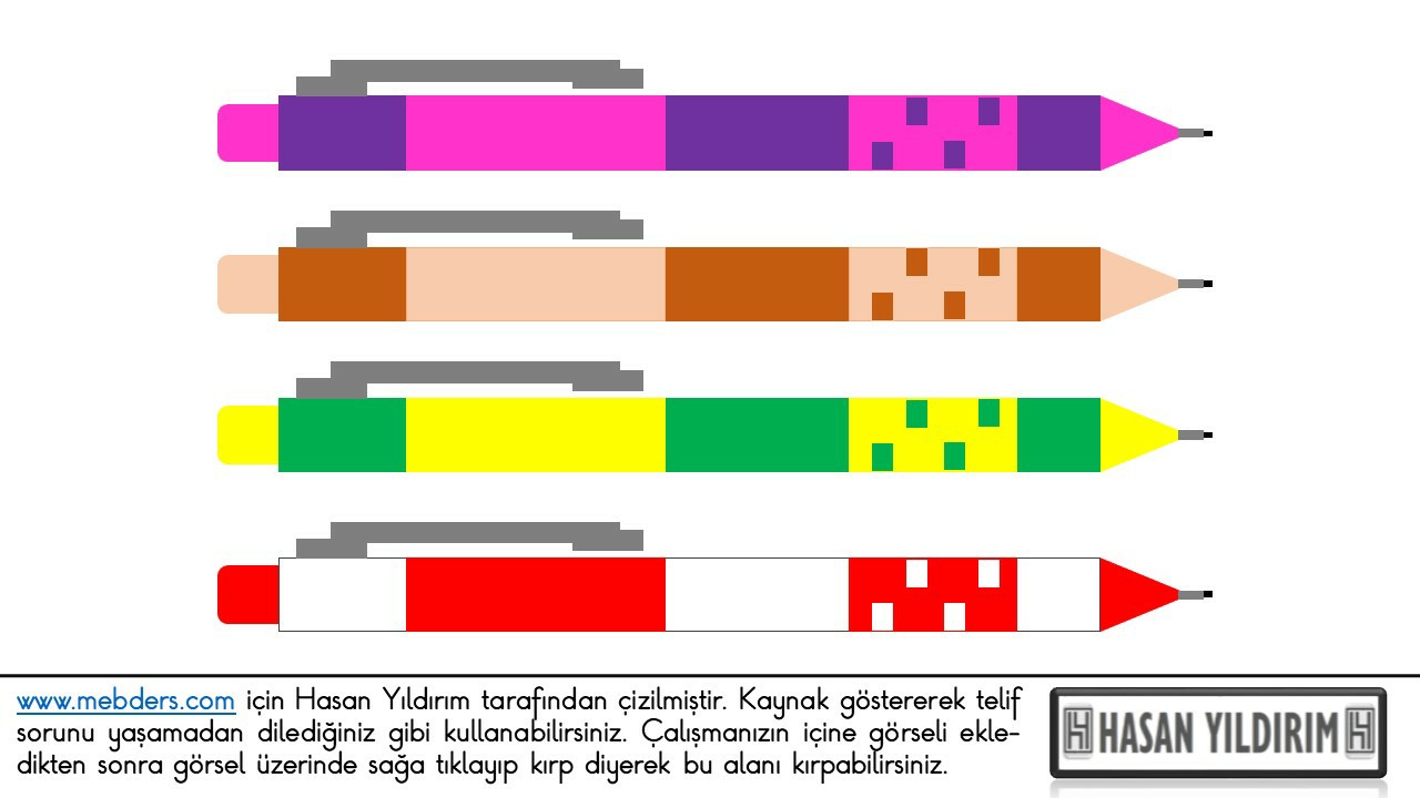 Çıtçıtlı - Uçlu Kalem PNG