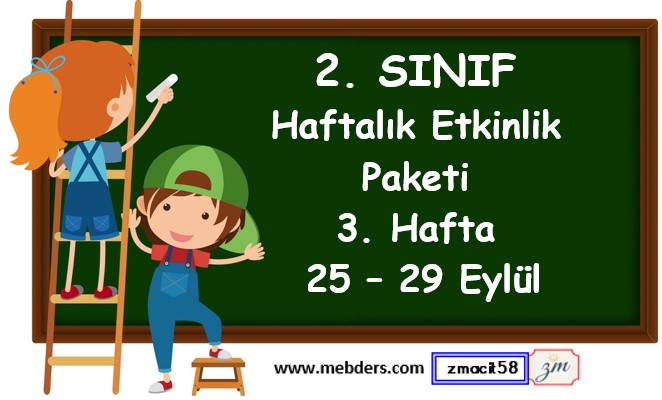 2. Sınıf 3. Hafta Etkinlik Paketi (25-29 Eylül)