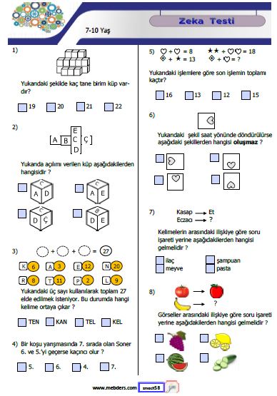 Zeka Testi 3