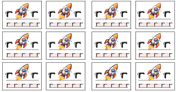 1.Sınıf İlk Okuma Yazma R-r Sesi Defter Yapıştırma