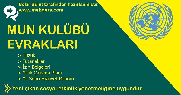 MUN Kulübü Evrakları