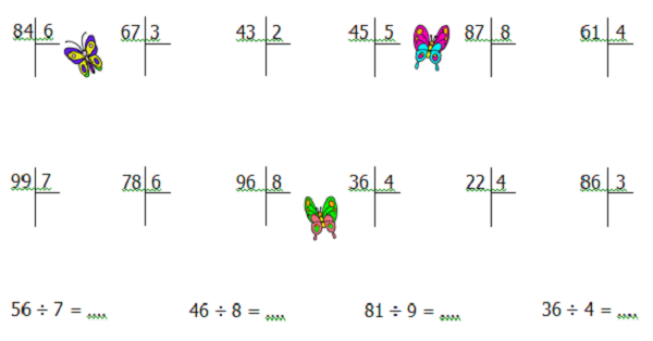 3.Sınıf Matematik Karışık Alıştırmalar (Dört İşlem) Etkinliği