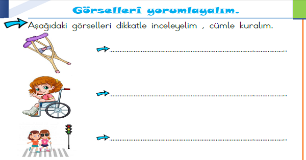 1.Sınıf Türkçe Görselleri Yorumlama Etkinliği-1