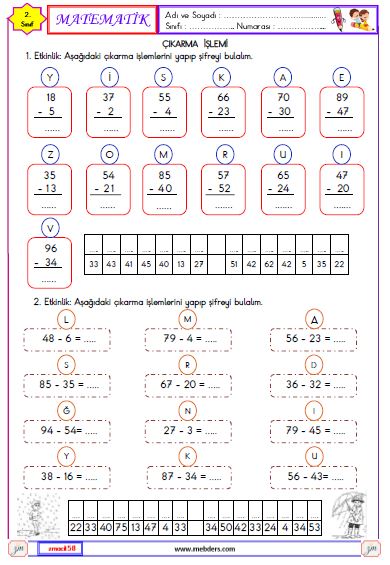 3. Sınıf Matematik Toplamı Tahmin Edelim Etkinliği 1