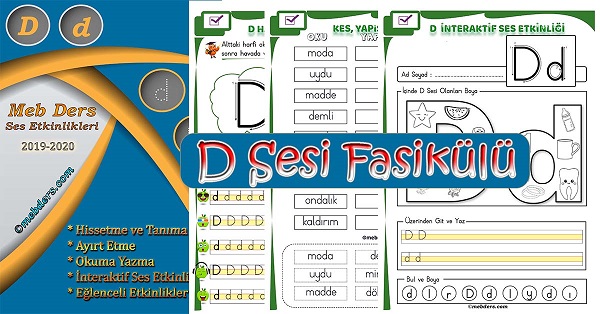 1.Sınıf İlkokuma D Sesi Fasikülü