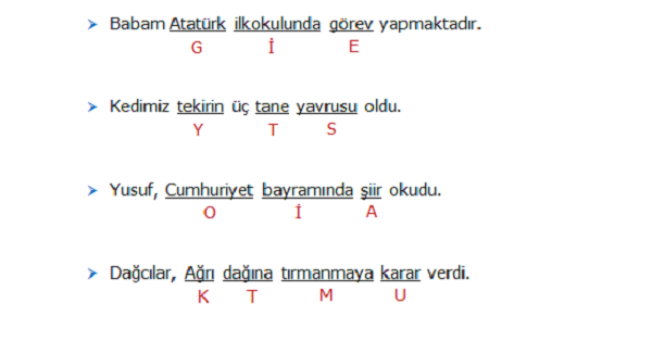2.Sınıf Türkçe Yazım Kuralları Etkinliği 3