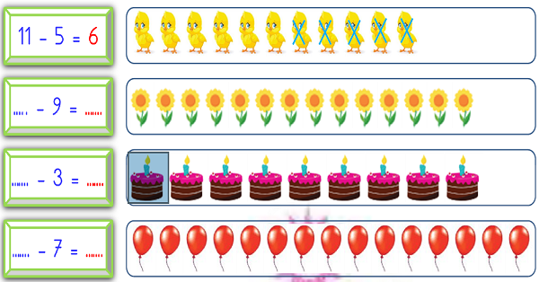 1.Sınıf Matematik Çıkarma İşlemi-10