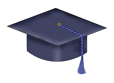 Lacivert mezuniyet kepi resmi png