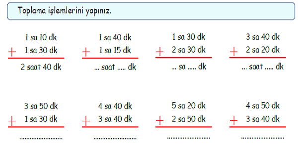 4.Sınıf Matematik Zamanı Ölçme-2