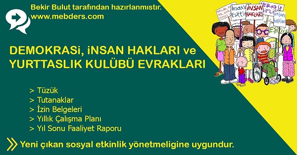 Demokrasi, İnsan Hakları ve Yurttaşlık Kulübü Evrakları