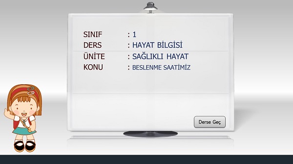 1.Sınıf Hayat Bilgisi Beslenme Saatimiz Sunusu