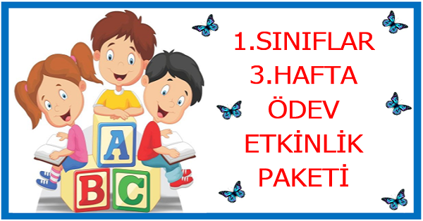 2026-2027 Yılı 1. Sınıf 3. Hafta Ödev, Etkinlik Paketi