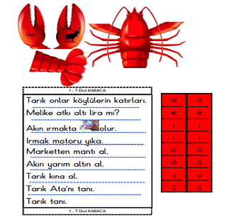 1.Sınıf İlk Okuma Yazma I Sesi Istakoz Katla Oku Etkinliği