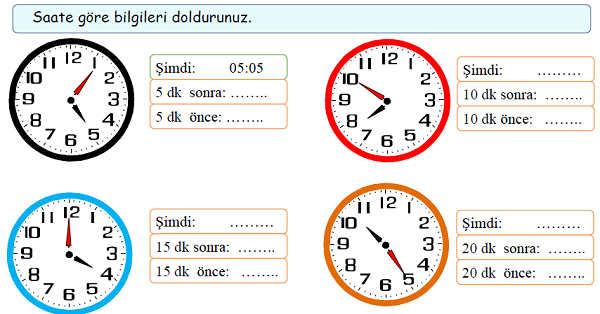 4.Sınıf Matematik Zamanı Ölçme-3