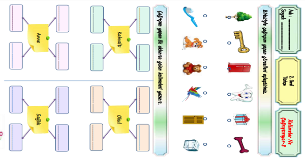 2.Sınıf Türkçe Kelimelerin Yaptığı Çağrışımlar-3
