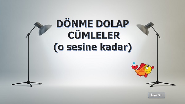 O Sesi Dönme Dolap Cümleler Sunusu