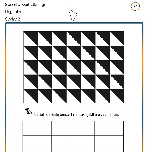 Görsel Dikkat Etkinliği 11 - Seviye 2