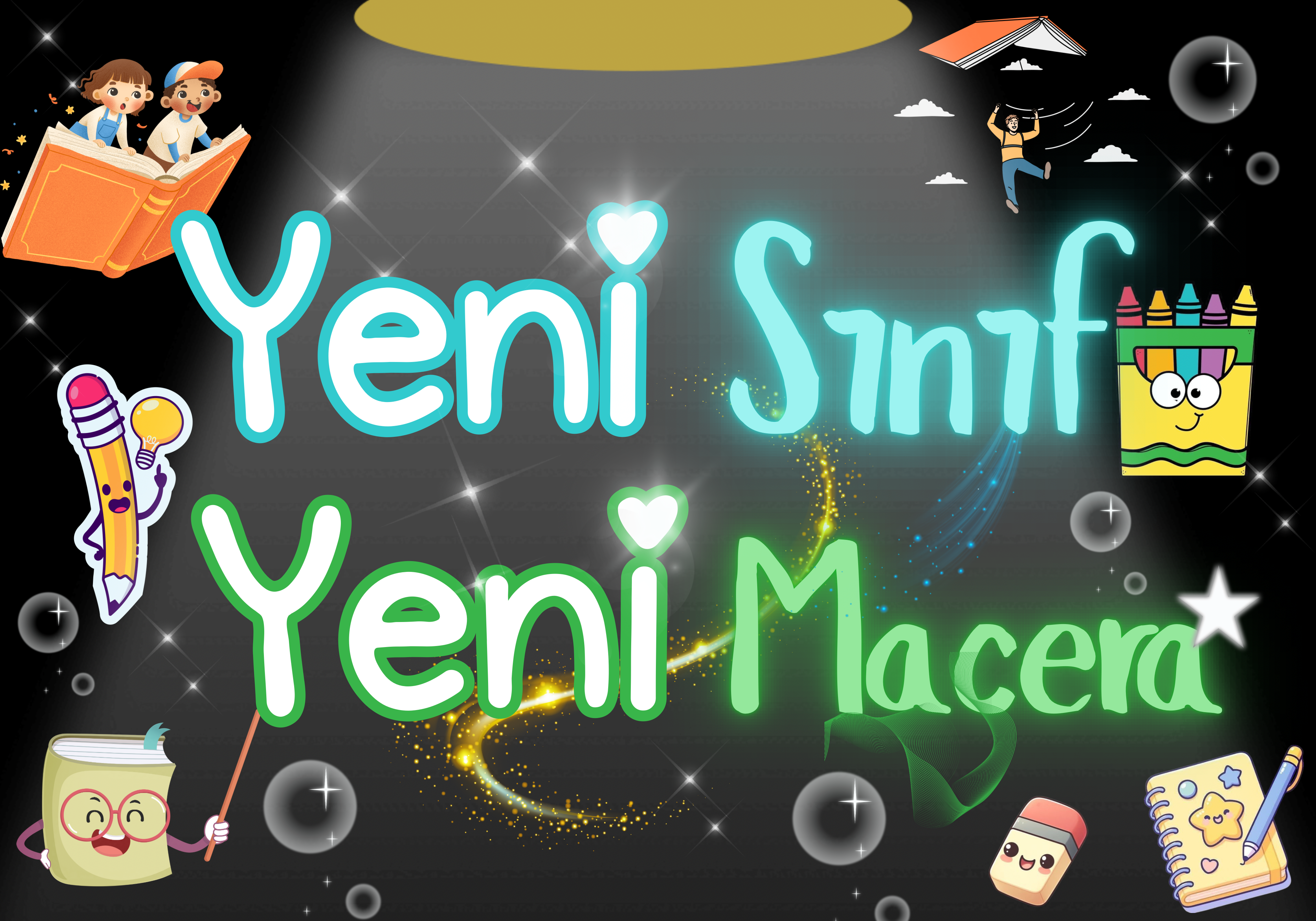 İlk gün dijital pano (ara sınıflar)