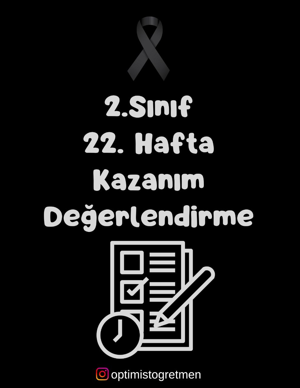 2.Sınıf 22. Hafta Kazanım Değerlendirme Testi