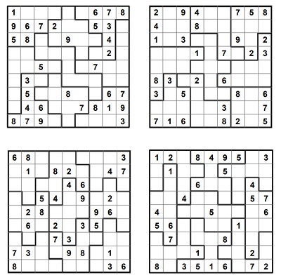 Parçalı Sudoku 4