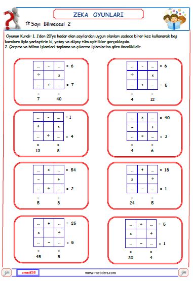 Sayı Bilmecesi 2 ( Zeka Oyunu )